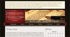 Desktop Screenshot of komornik-wrzesnia.pl