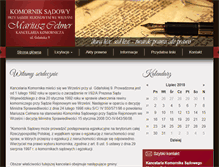 Tablet Screenshot of komornik-wrzesnia.pl
